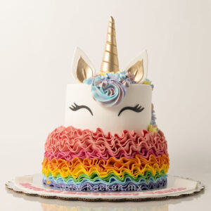 Pastel de Unicornio, ¿Se aproximan los XV años de tu princesa? Sorpréndela con un magnifico pastel de fondant personalizado con eso que le gusta